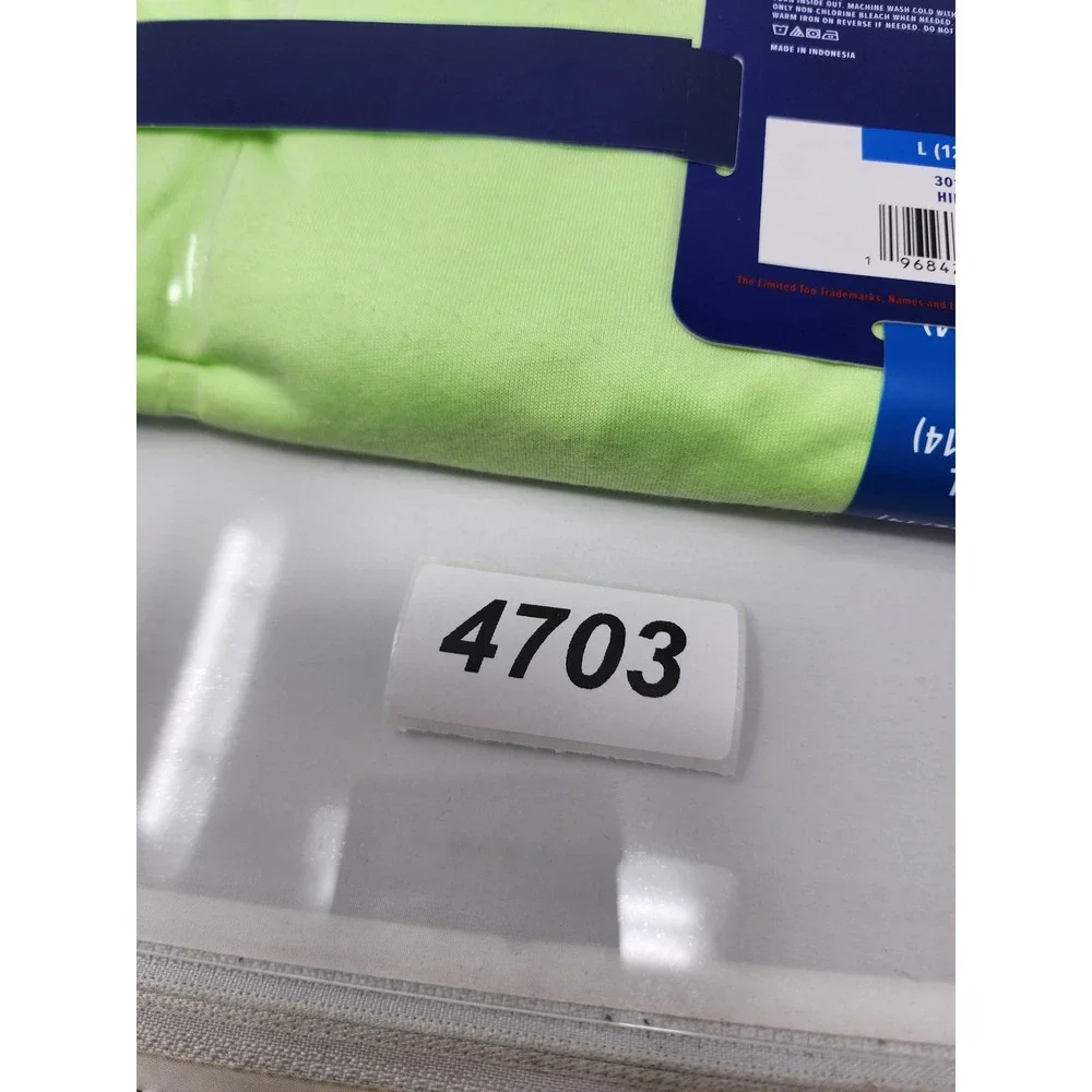 Limited Too Girls Active Set Shorts Lime Cotton Blend‎ Casual Size Large 12/14